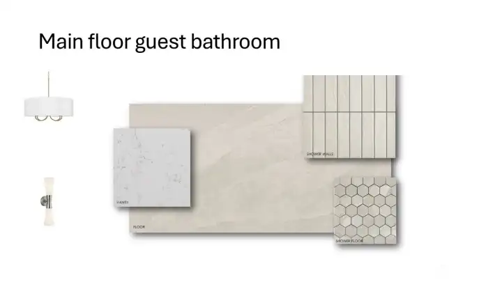 Main floor guest bathroom.