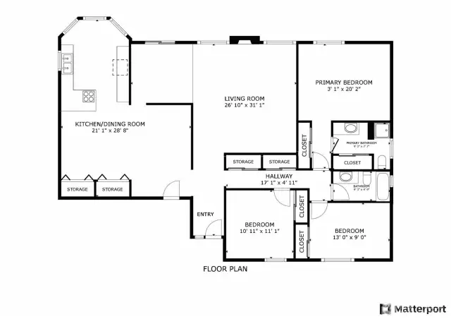 Floor plan With out the 2 car garage drawn on