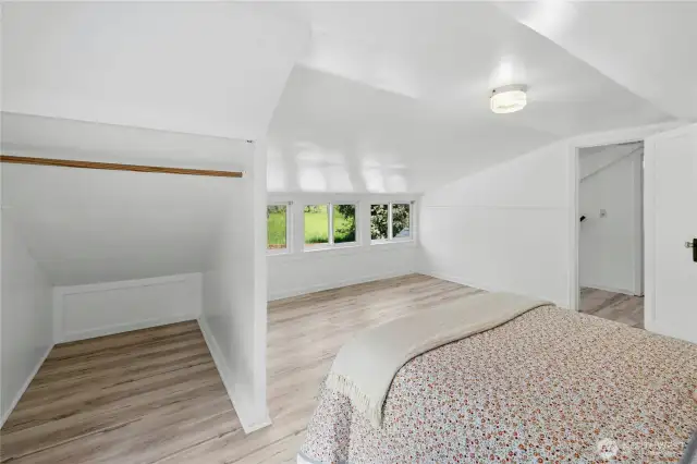 Another view of the West bedroom and closet.