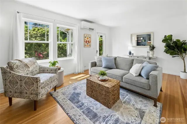 Inside you will find modern comforts blended with vintage details.