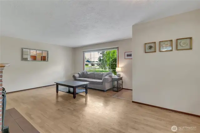 Large Living Room With Hardwood Floors