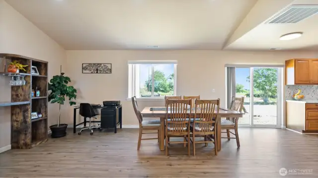 Open Floor Plan Dining Room
