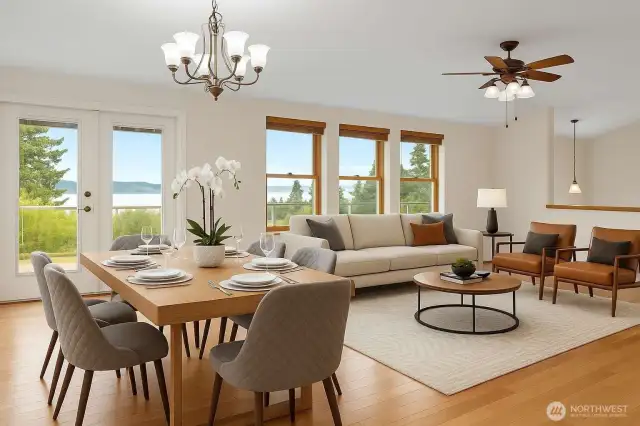 Lovely open floor plan