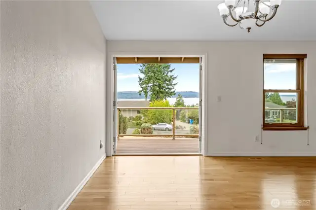 Open the doors and enjoy the views and salty air