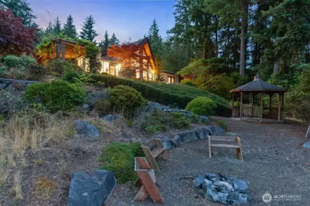 Enjoy the 140' SF (approximate) of peaceful lake waterfront from your own beach with dock.