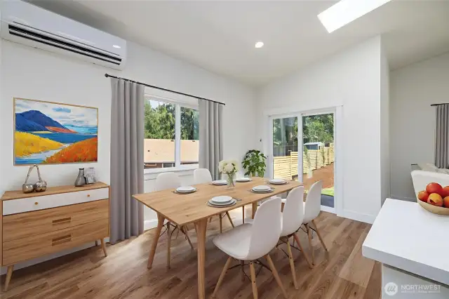 Virtually Staged Dining Room