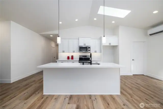 Kitchen with door to Pantry