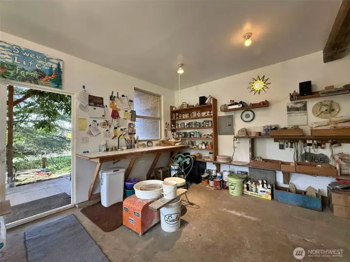 Room for all hobbies in this studio