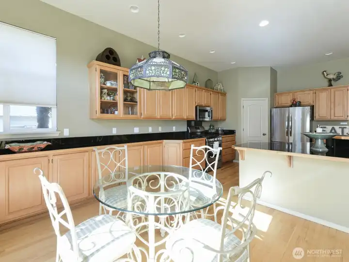 Kitchen with table