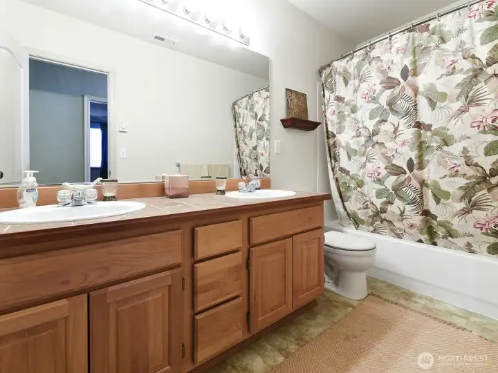 Full bathroom upstairs