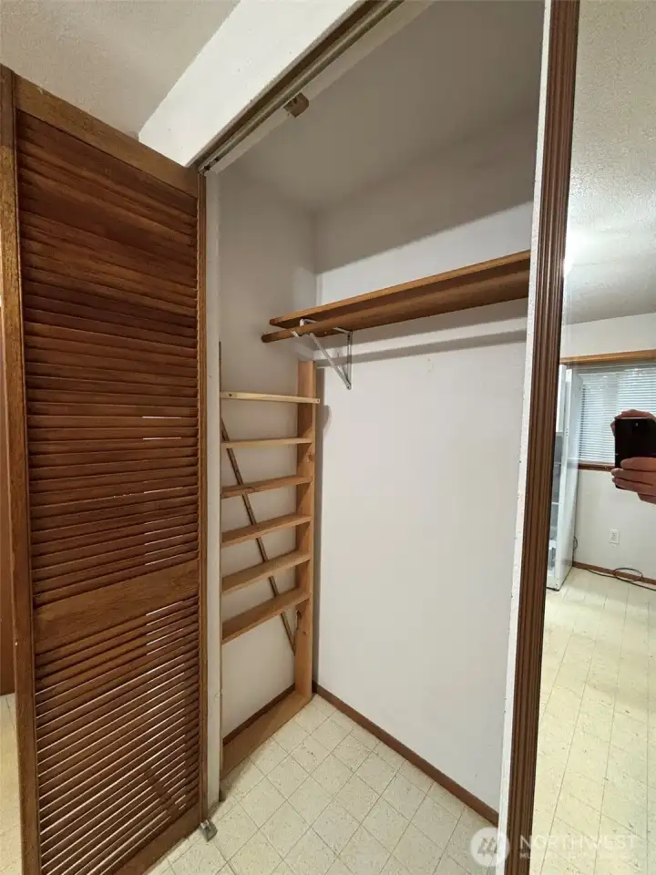 Pantry with bi-fold doors