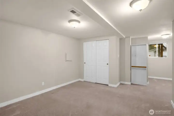 Lower level bedroom