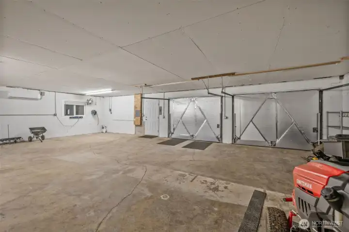 Another view of the detached garage/shop