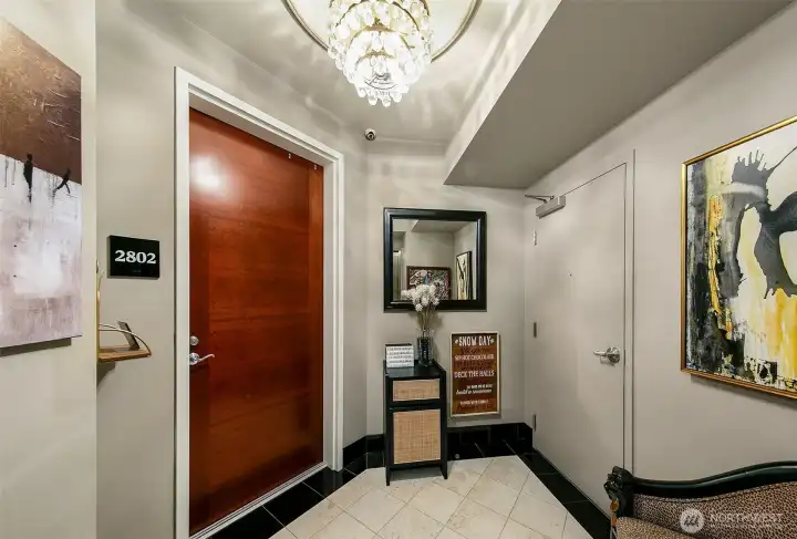 imagine arriving home in style and privacy