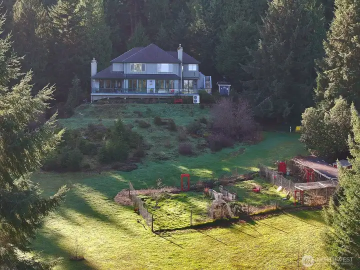 View of house from garden area