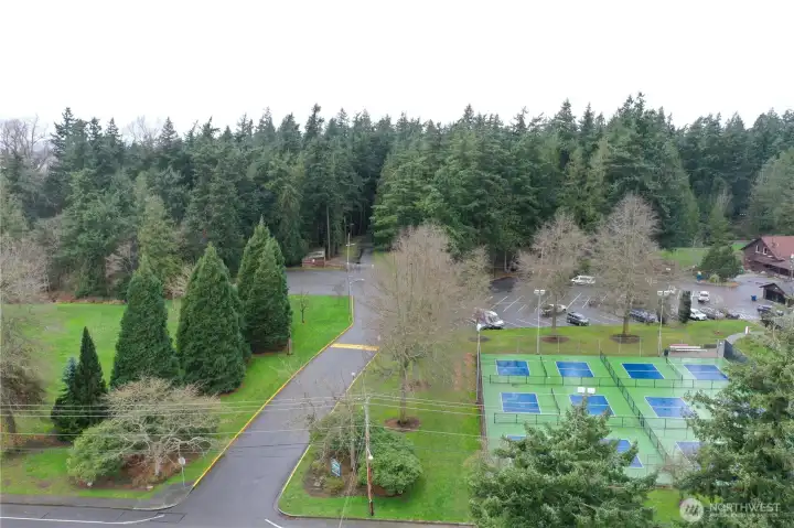 Hilcrest Park across the street