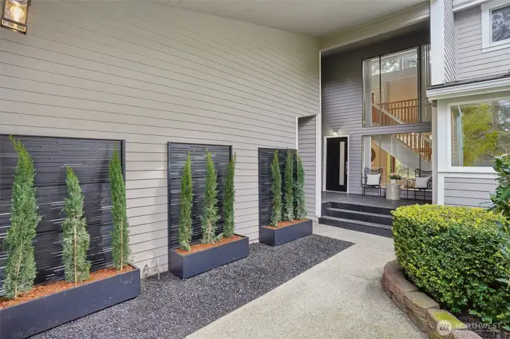 New trex front deck