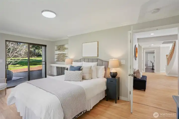 Light filled corner for private Primary suite