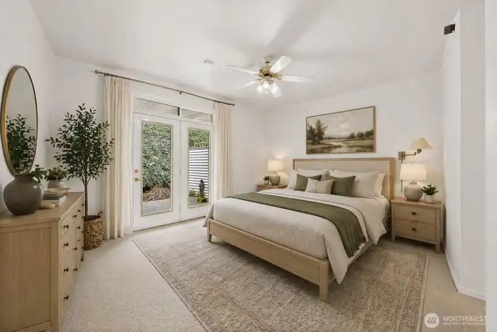 Primary Bedroom, Virtually Staged