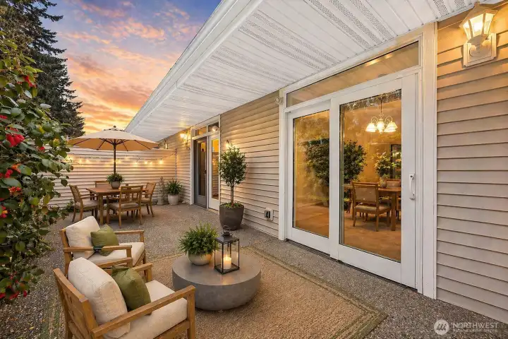 Patio, Virtually Staged