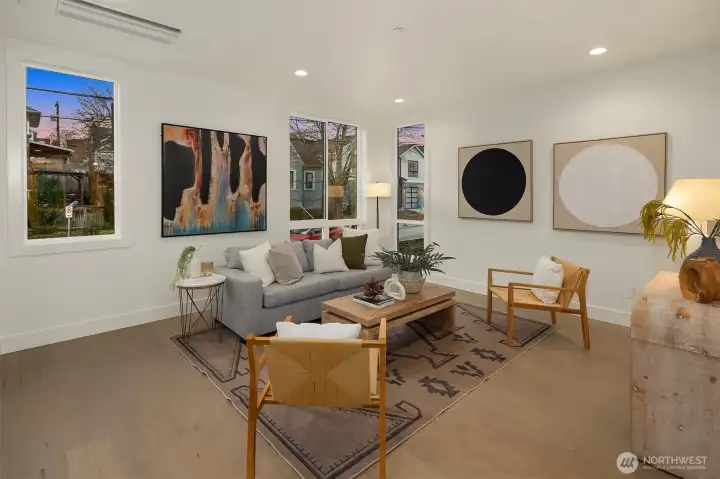 Spacious living area