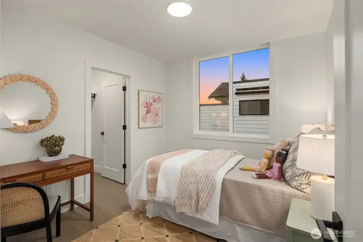 Upstairs guest bed #1