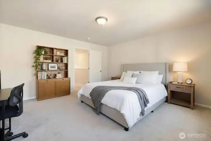Primary bedroom (virtually staged)