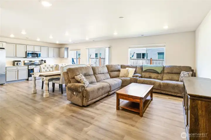 Living room off of Kitchen