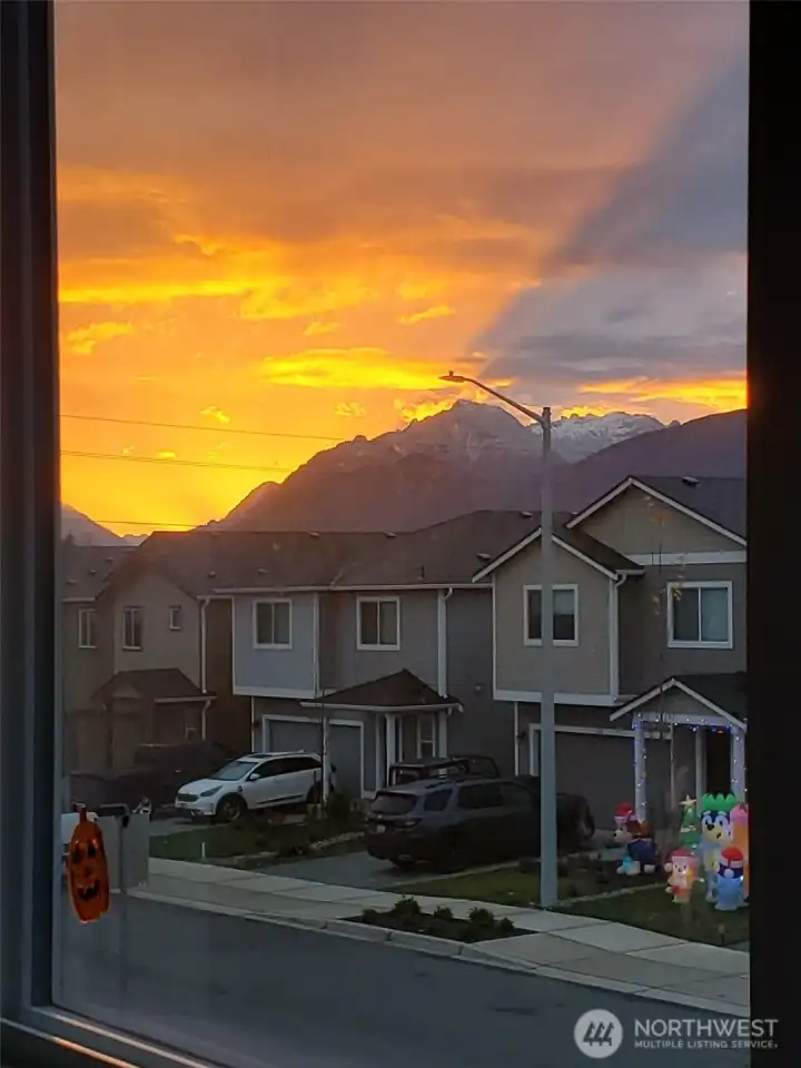 Views from loft window