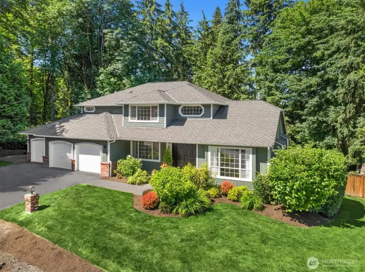 Perfectly positioned on a prime corner lot with no immediate neighboring homes.