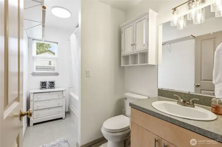 Full bath off of studio.