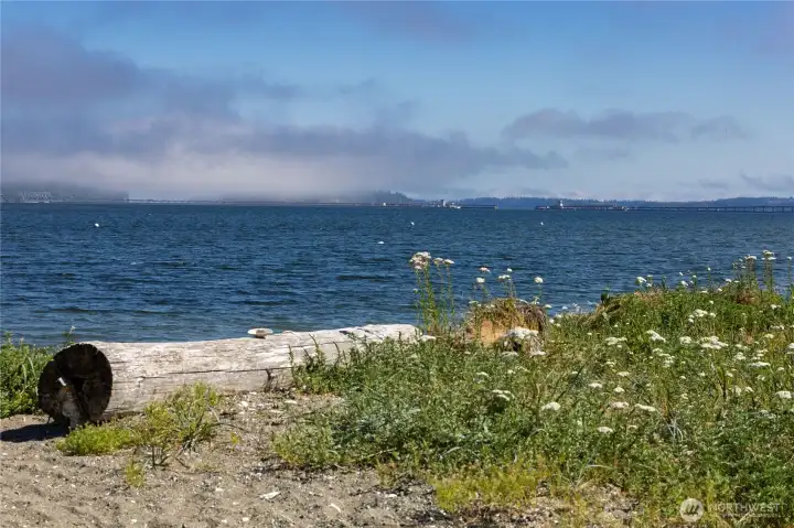 Community beach access.