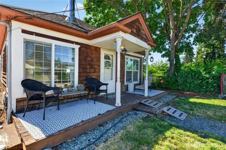 Front deck is being replaced for new buyer.