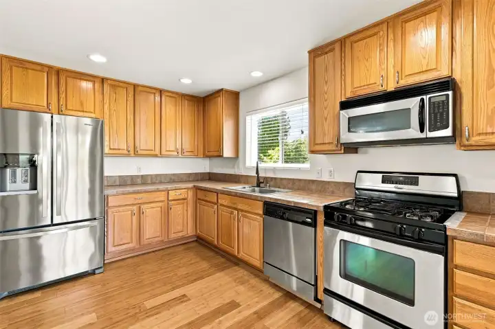 Spacious Kitchen with Gas Range