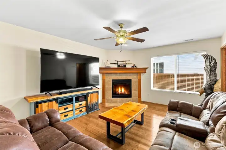 Family Room with Gas Fireplace