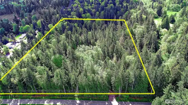 Aerial View approximate property lines
