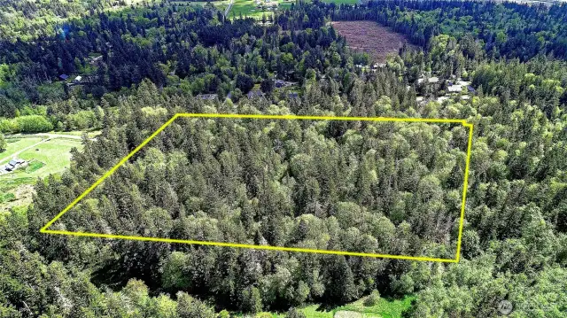 Aerial View approximate property lines