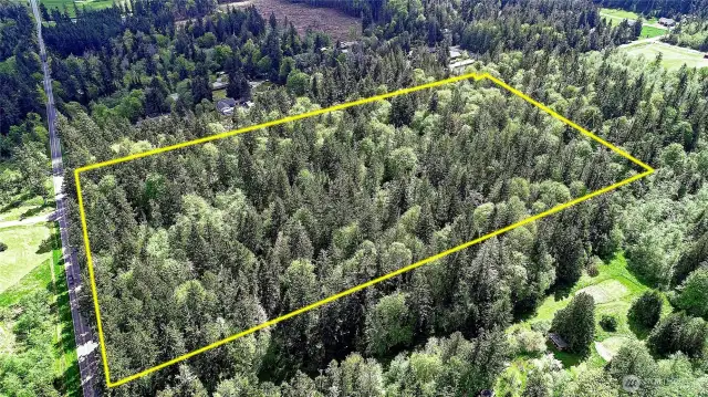Aerial View approximate property lines