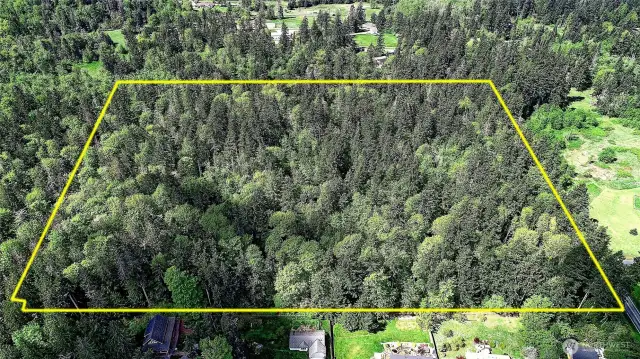 Aerial View approximate property lines