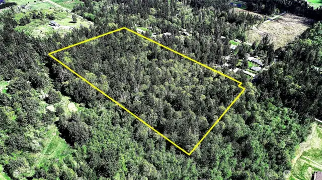 Aerial View approximate property lines