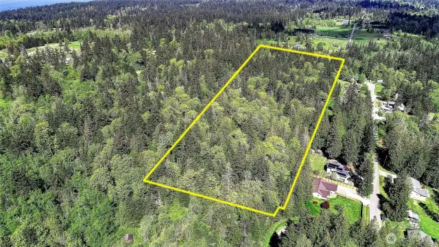 Aerial View approximate property lines