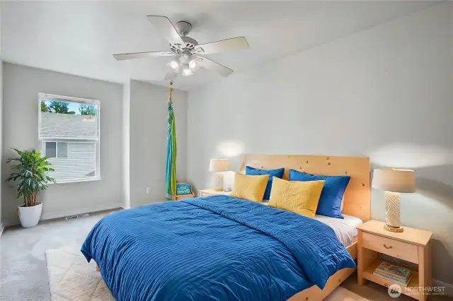 Virtually Staged Bedroom