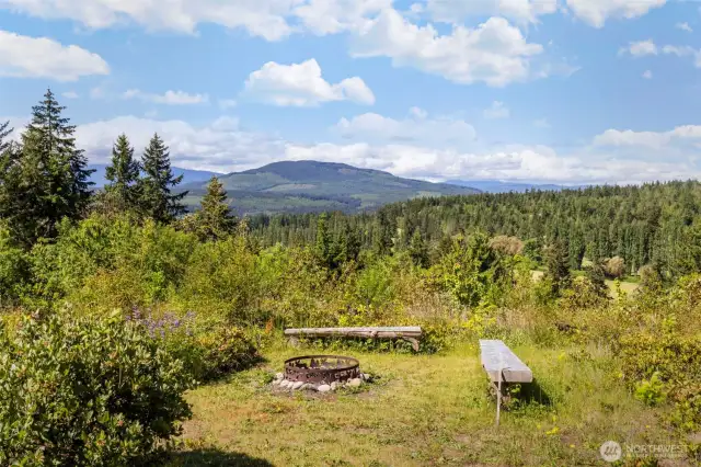 View from the firepit.
