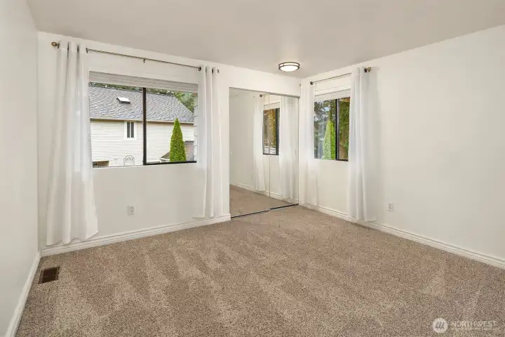 The bedrooms are all good-sized rooms.