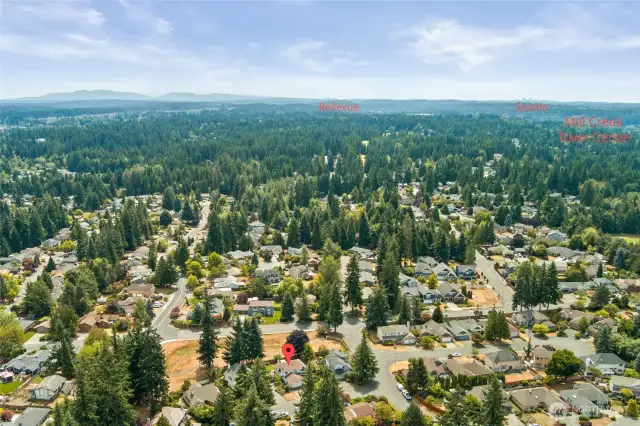Great location! Quick access to Bothell-Everett Highway and I-5, and just a few minutes from Mill Creek Town Center.