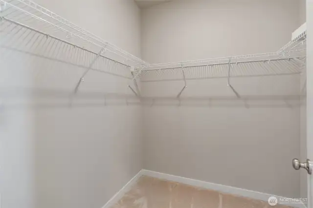 Second of 2 closets in primary suite