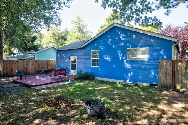 Newer, fully fenced back yard offers privacy and space to play or relax. Home has been freshly painted in the last four years.
