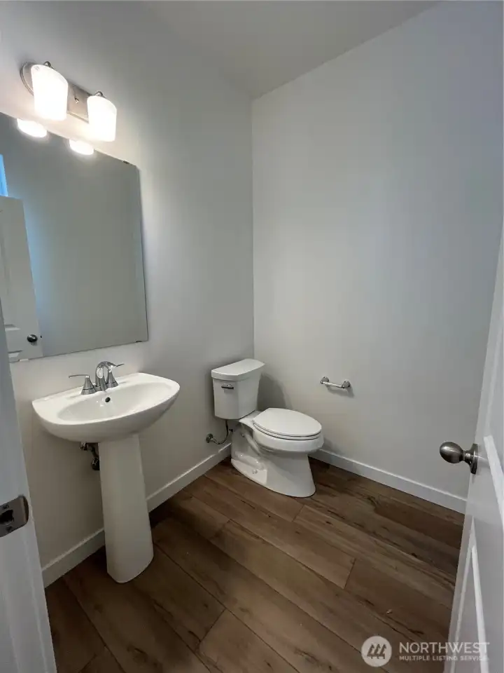 First floor half bath