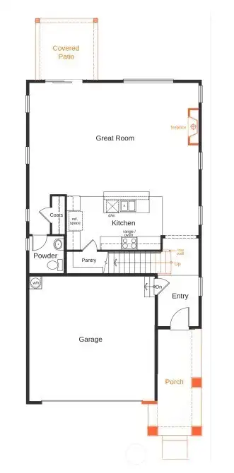 Floor plan level 1