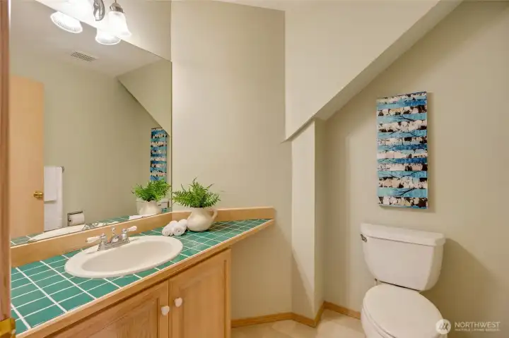 Main floor powder bathroom.